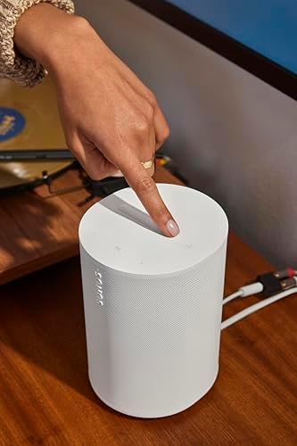 Sonos Era 100 SL   Compact  Microphone Free Speaker with WiFi  Bluetooth   White