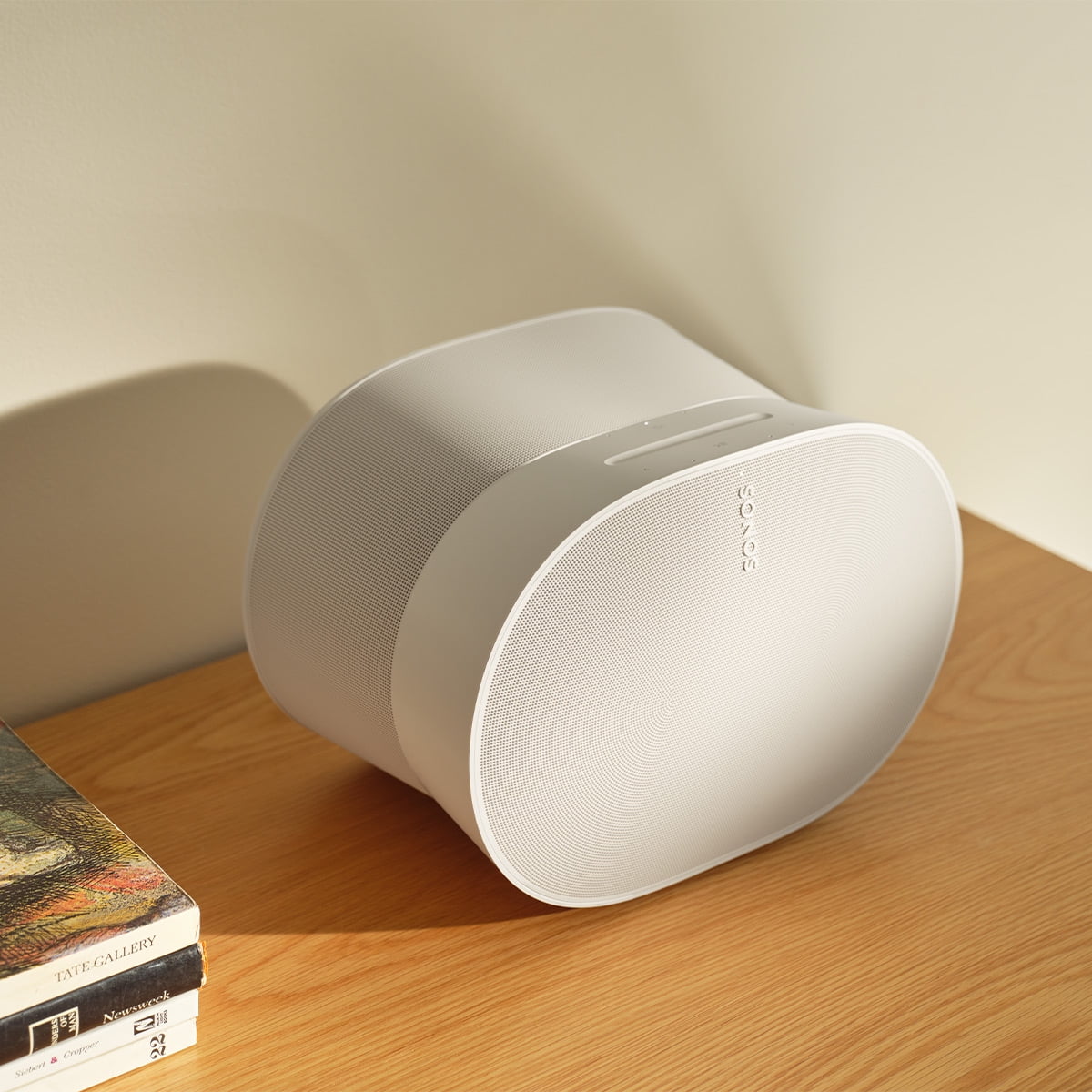 Sonos Altavoz Inteligente Inalámbrico Controlable por Voz Era 300 con Bluetooth, Tecnología de Afinación Acústica Trueplay y Alexa Integrada (Blanco)