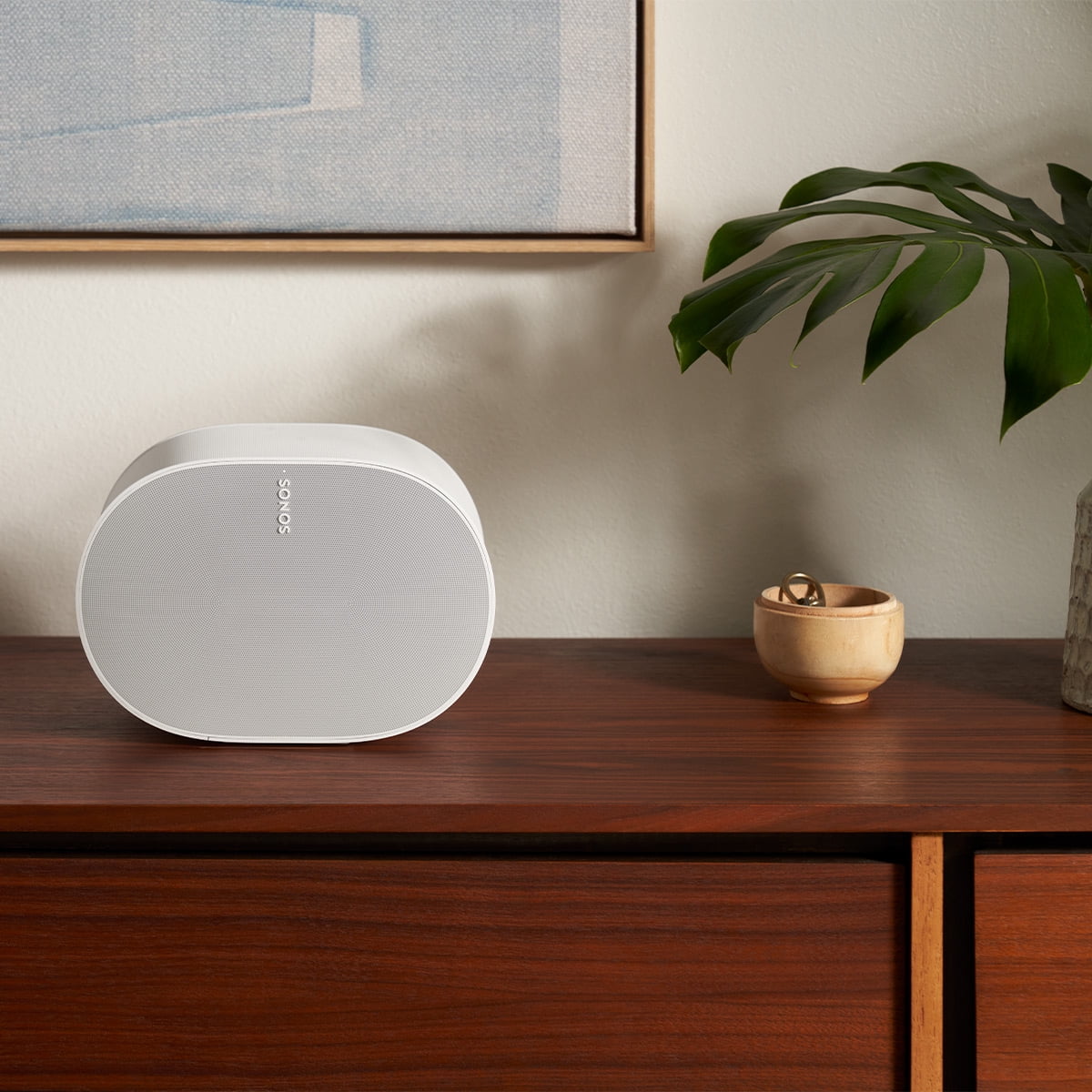 Sonos Altavoz Inteligente Inalámbrico Controlable por Voz Era 300 con Bluetooth, Tecnología de Afinación Acústica Trueplay y Alexa Integrada (Blanco)