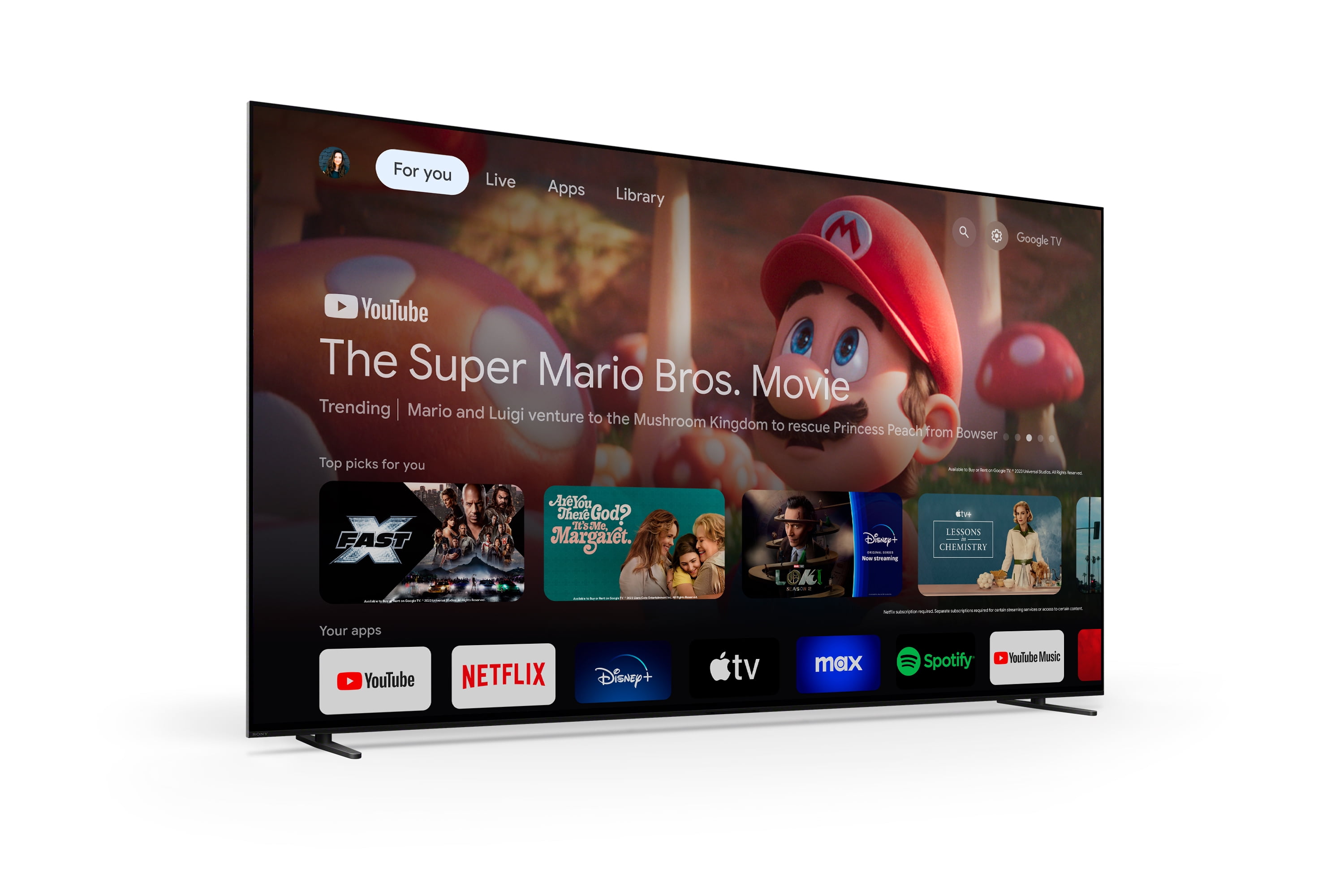 Sony 55  class BRAVIA 8 OLED 4K HDR Smart Google TV K55XR80  2024 Model