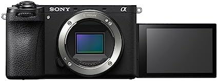 Sony Alpha 6700   APS C Interchangeable Lens Camera with 26 MP Sensor  4K Video  AI Based Subject Recognition  Log Shooting  LUT Handling and Vlog Friendly Functions  Black