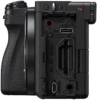 Sony Alpha 6700   APS C Interchangeable Lens Camera with 26 MP Sensor  4K Video  AI Based Subject Recognition  Log Shooting  LUT Handling and Vlog Friendly Functions  Black