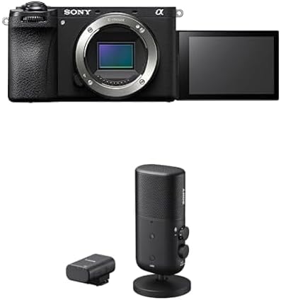 Sony Alpha 6700   APS C Interchangeable Lens Camera with 26 MP Sensor  4K Video  AI Based Subject Recognition  Log Shooting  LUT Handling and Vlog Friendly Functions  Black