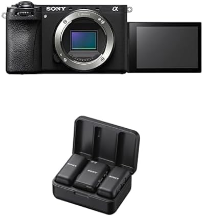 Sony Alpha 6700   APS C Interchangeable Lens Camera with 26 MP Sensor  4K Video  AI Based Subject Recognition  Log Shooting  LUT Handling and Vlog Friendly Functions  Black