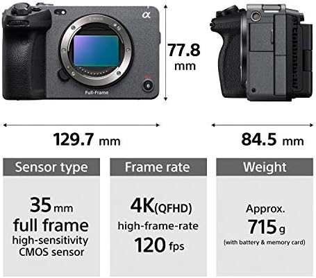Sony Alpha FX3 ILME FX3   Full frame Cinema Line Camera