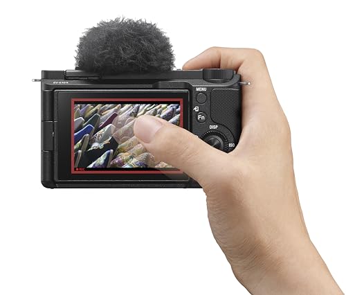 Sony Alpha ZVE10 II   APS C Interchangeable Lens Mirrorless Content Creators  Camera   Black   with Lens