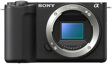 Sony Alpha ZVE10 II   APS C Interchangeable Lens Mirrorless Content Creators  Camera   Black   Body Only