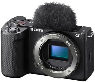 Sony Alpha ZVE10 II   APS C Interchangeable Lens Mirrorless Content Creators  Camera   Black   Body Only