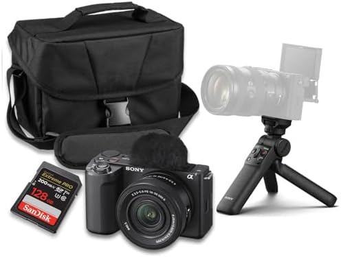 Sony Alpha ZVE10 II   APS C Interchangeable Lens Mirrorless Content Creators  Camera   Black   Body Only