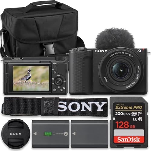 Sony Alpha ZVE10 II   APS C Interchangeable Lens Mirrorless Content Creators  Camera   Black   Body Only