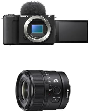 Sony Alpha ZVE10 II   APS C Interchangeable Lens Mirrorless Content Creators  Camera   Black   Body Only