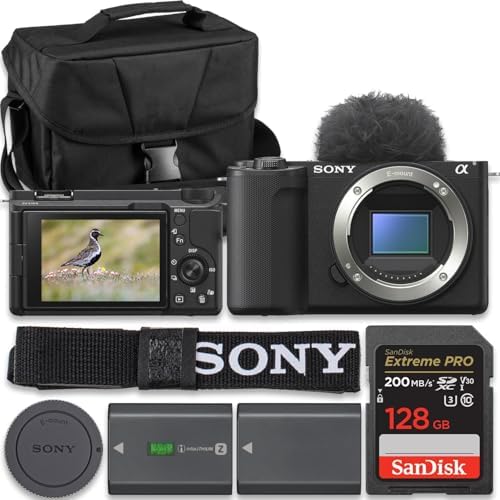 Sony Alpha ZVE10 II   APS C Interchangeable Lens Mirrorless Content Creators  Camera   Black   Body Only