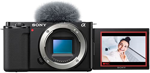 Sony Alpha ZV-E10 - APS-C - Cámara con lente intercambiable, sin espejo, para videoblogueros, color negro