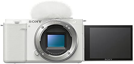 Sony Alpha ZV E10   APS C Interchangeable Lens Mirrorless Vlog Camera   White