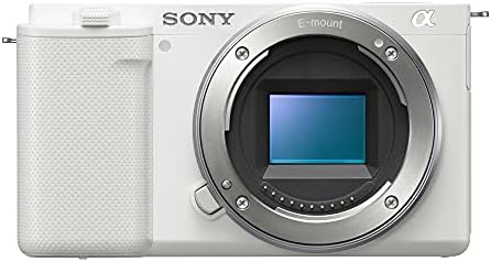 Sony Alpha ZV E10   APS C Interchangeable Lens Mirrorless Vlog Camera   White
