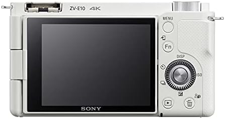 Sony Alpha ZV E10   APS C Interchangeable Lens Mirrorless Vlog Camera   White
