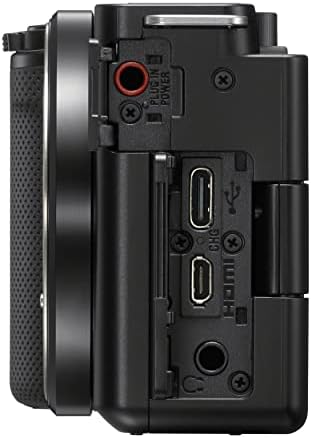 Sony Alpha ZV E10   APS C Interchangeable Lens Mirrorless Vlog Camera Kit   Black  Renewed