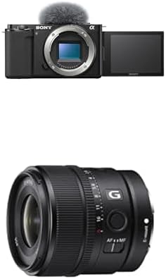 Sony Alpha ZV E10   APS C Interchangeable Lens Mirrorless Vlog Camera   Black