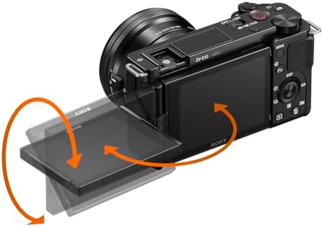 Sony Alpha ZV E10   APS C Interchangeable Lens Mirrorless Vlog Camera   Black