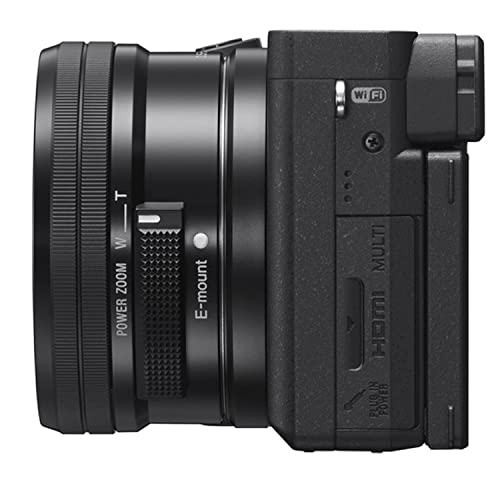 Sony Alpha a6400 Mirrorless Digital Camera with 16 50mm Lens   32GB Card  Tripod  Case  and More  18pc Bundle
