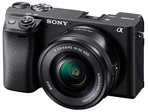 Sony Alpha a6400 Mirrorless Camera  Compact APS C Interchangeable Lens Digital Camera with Real Time Eye Auto Focus  4K Video  Flip Screen & 16 50mm Lens   E Mount Compatible   ILCE 6400L/B  Black