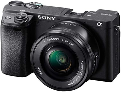 Sony Alpha a6400 Mirrorless Camera  Compact APS C Interchangeable Lens Digital Camera with Real Time Eye Auto Focus  4K Video  Flip Screen & 16 50mm Lens   E Mount Compatible   ILCE 6400L/B  Black