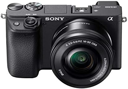 Sony Alpha a6400 Mirrorless Camera  Compact APS C Interchangeable Lens Digital Camera with Real Time Eye Auto Focus  4K Video  Flip Screen & 16 50mm Lens   E Mount Compatible   ILCE 6400L/B  Black