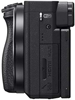 Sony Alpha a6400 Mirrorless Camera  Compact APS C Interchangeable Lens Digital Camera with Real Time Eye Auto Focus  4K Video  Flip Screen & 16 50mm Lens   E Mount Compatible   ILCE 6400L/B  Black
