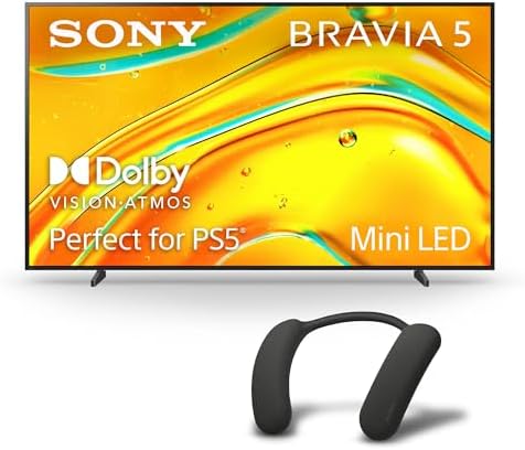 Sony BRAVIA 5 55 Inch TV  Mini LED  4K Smart Google TV  XR Processor with AI Technology 120hz Television with Dolby Vision/Atmos  Exclusive Features for PlayStation 5  K 55XR50  2025 Model