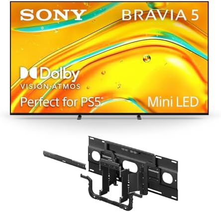 Sony BRAVIA 5 55 Inch TV  Mini LED  4K Smart Google TV  XR Processor with AI Technology 120hz Television with Dolby Vision/Atmos  Exclusive Features for PlayStation 5  K 55XR50  2025 Model