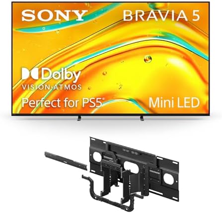 Sony BRAVIA 5 55 Inch TV  Mini LED  4K Smart Google TV  XR Processor with AI Technology 120hz Television with Dolby Vision/Atmos  Exclusive Features for PlayStation 5  K 55XR50  2025 Model