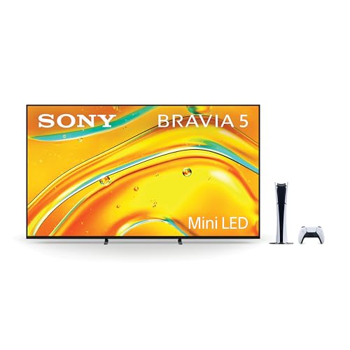Sony BRAVIA 5 65 Inch Mini LED 4K Smart TV  K 65XR50  2025 Model    PlayStation 5 Digital Edition Slim Bundle