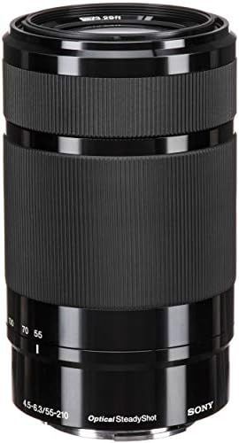 Sony E 55 210mm F4 5 6 3 Lens for Sony E Mount Cameras  Black   SEL55210/B   Telephoto