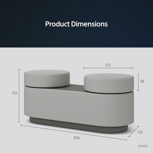 Sony HT AX7 Portable Theater System for Tablet  Phone  Laptop  Projector   Cinematic Surround Sound Speaker   30H Battery   Easy Bluetooth Connection