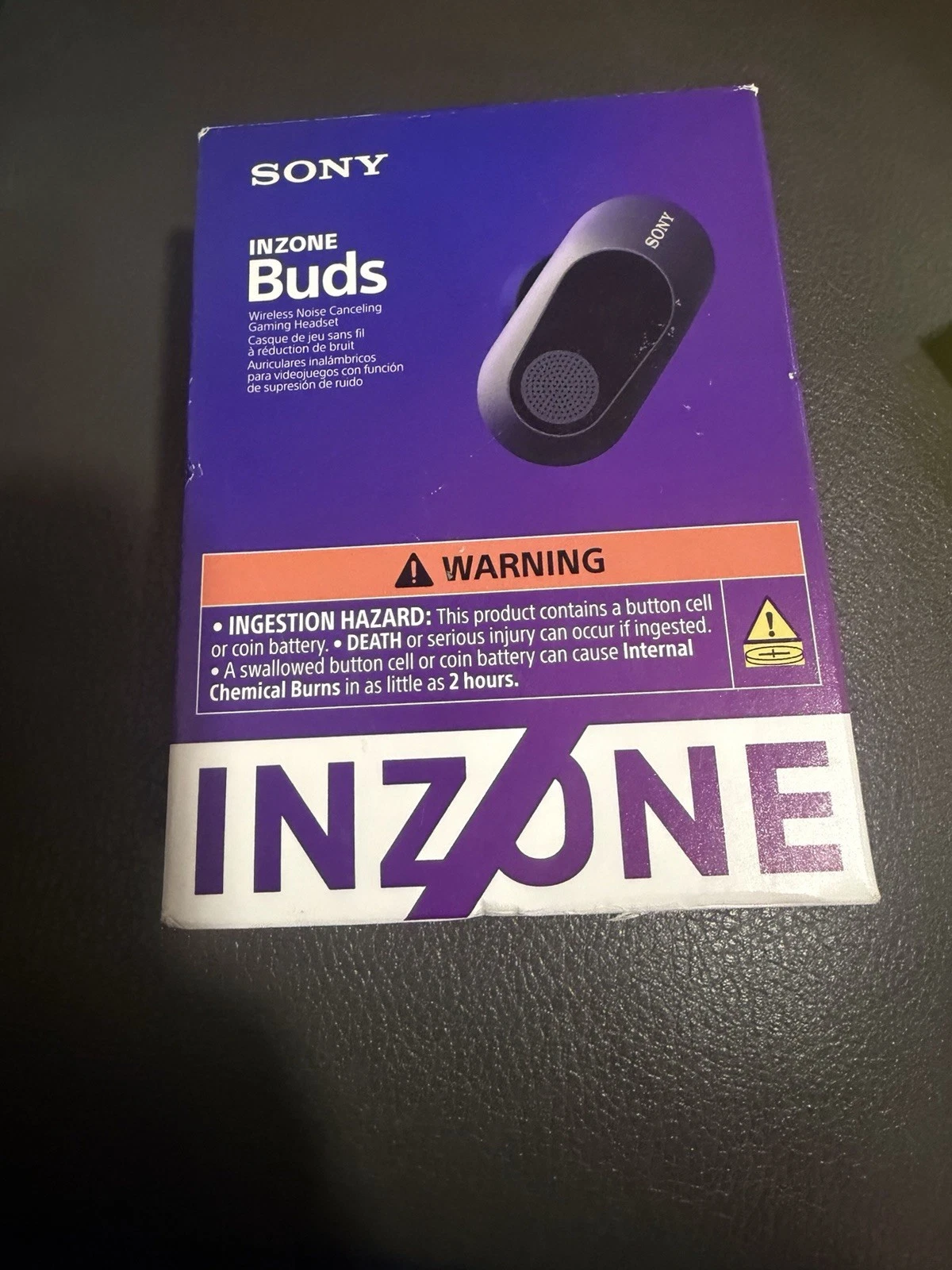 Sony INZONE Buds WF G700N Wireless Noise Canceling Gaming Earbuds