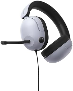 Sony INZONE H3 Wired Gaming Headphones With Mic  PS5 Headphones  Over Ear  Personalized 360 Spatial Sound  Discord Certified MDR G300  White 