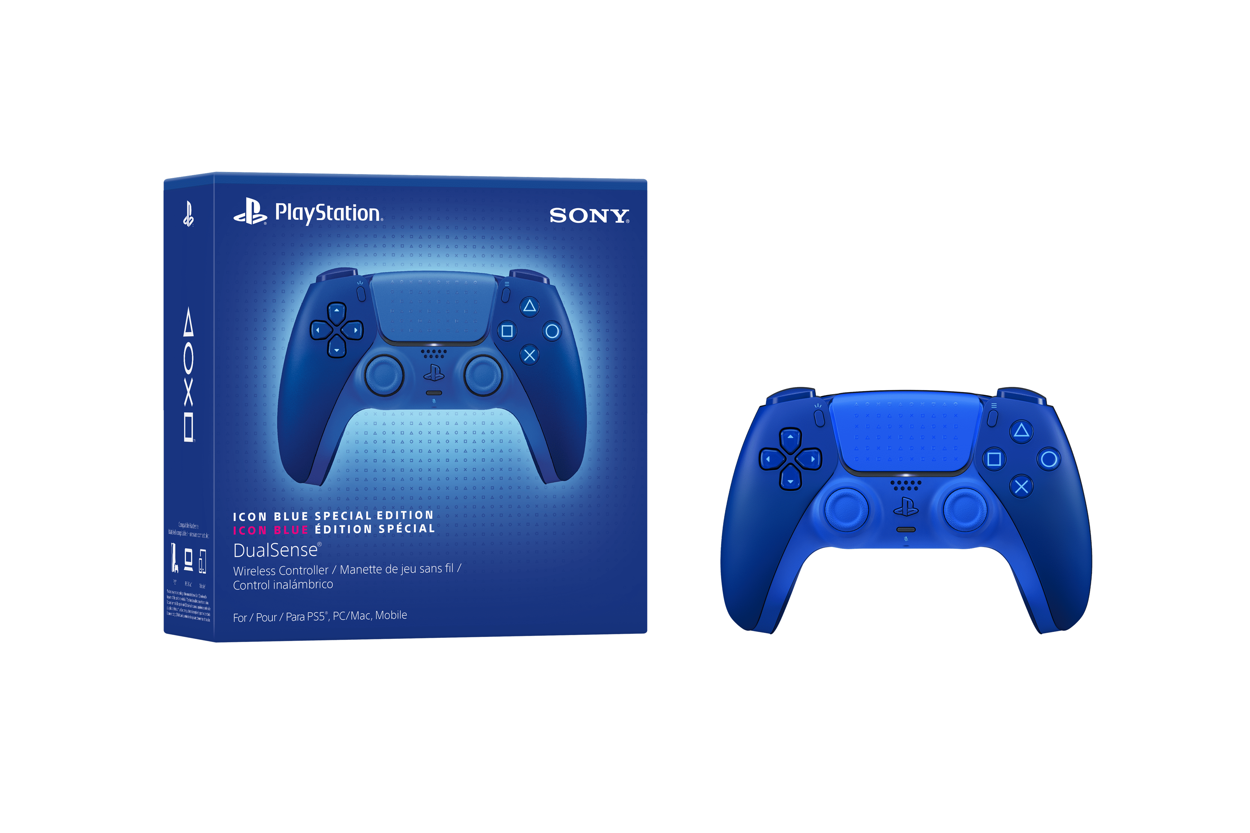 Sony PS5 DualSense Wireless Controller   Icon Blue