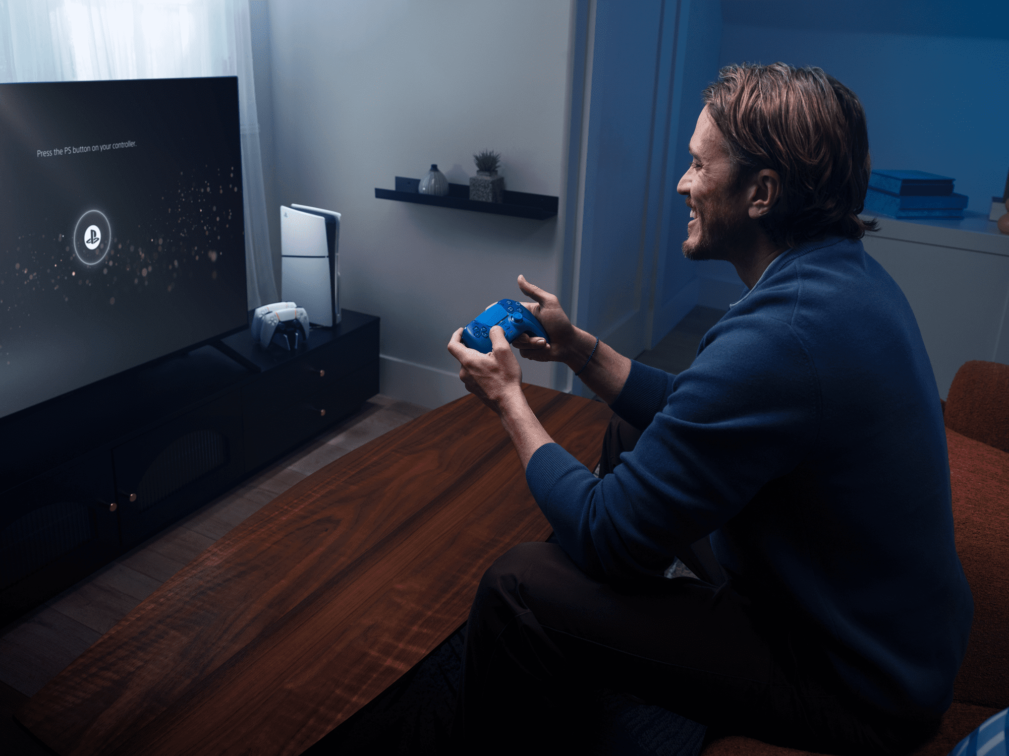 Sony PS5 DualSense Wireless Controller   Icon Blue