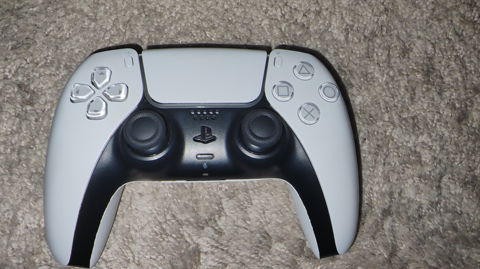 Sony PS5 DualSense White Wireless Controller UNTESTED SOLD AS IS 4 REPAIR  READ