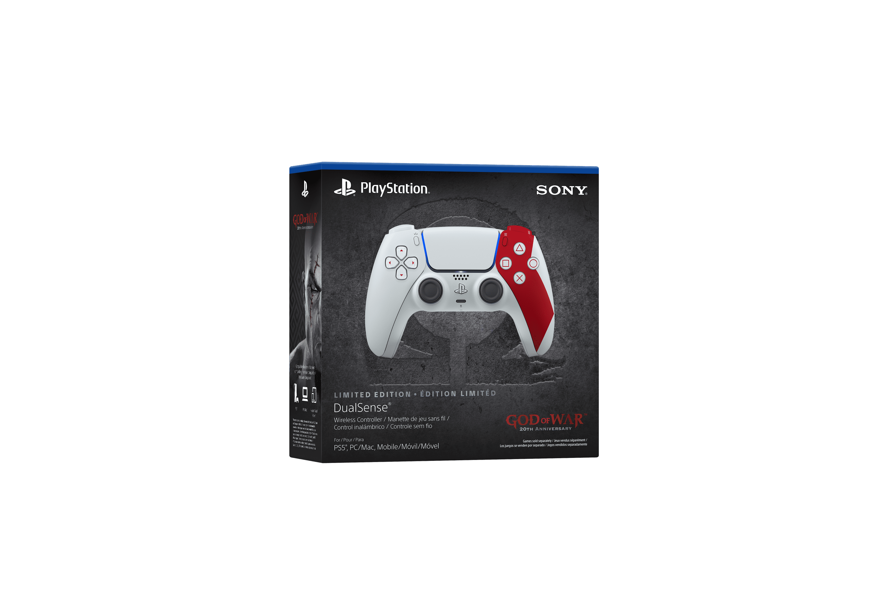 Sony PS5 DualSense Wireless Controller   God of War 20th Anniversary Limited Edition