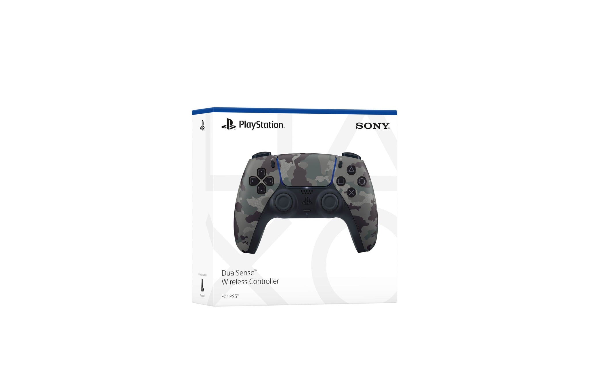 Sony PS5 DualSense Wireless Controller   Grey Camouflage