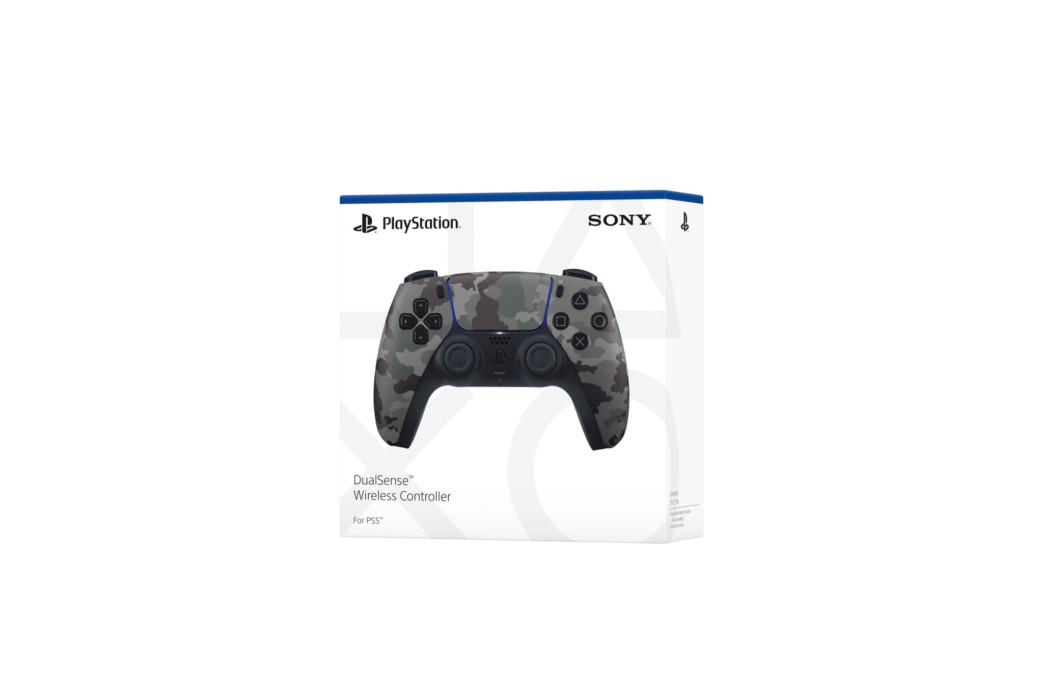 Sony PS5 DualSense Wireless Controller   Grey Camouflage