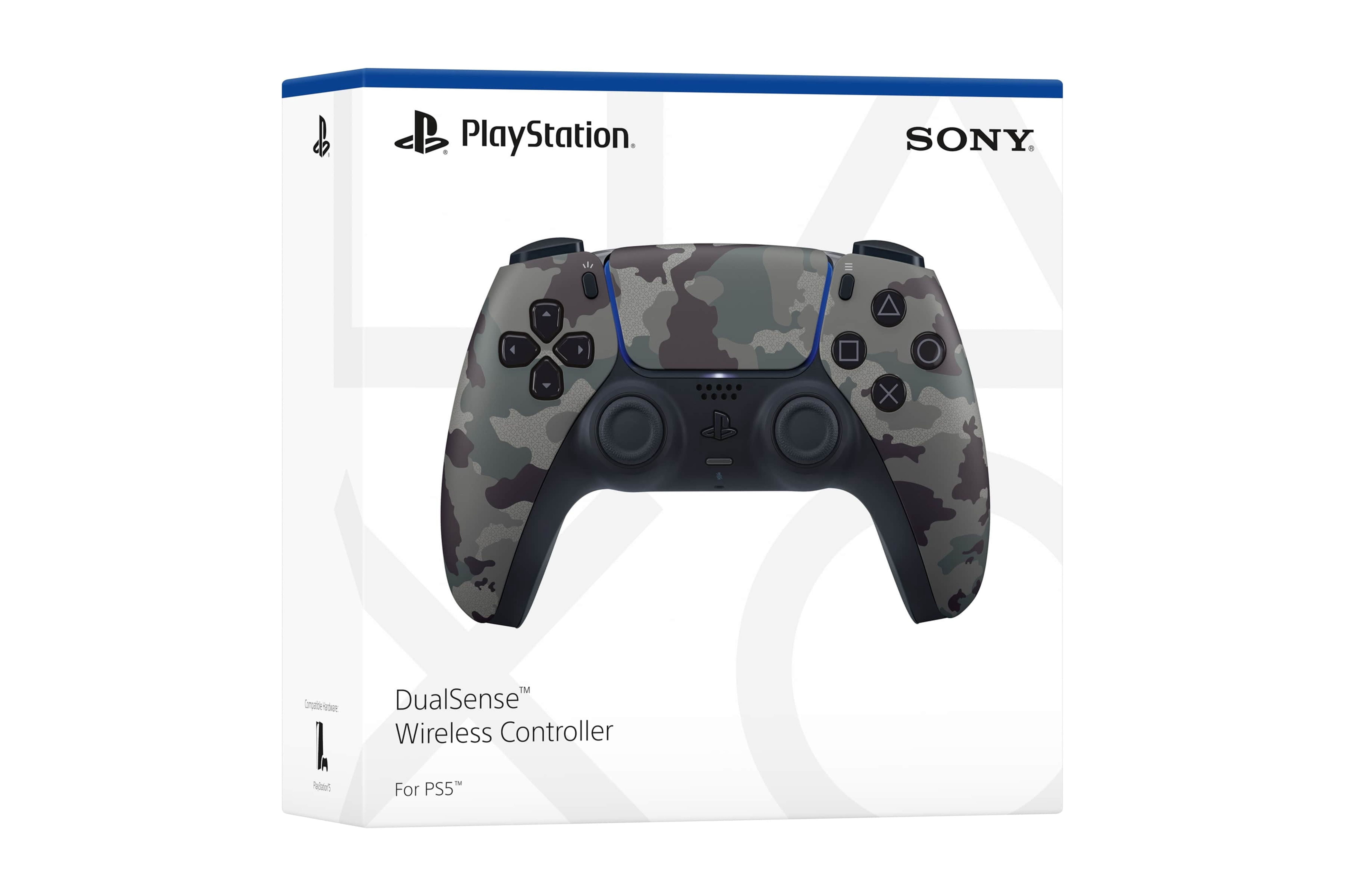Sony PS5 DualSense Wireless Controller   Grey Camouflage
