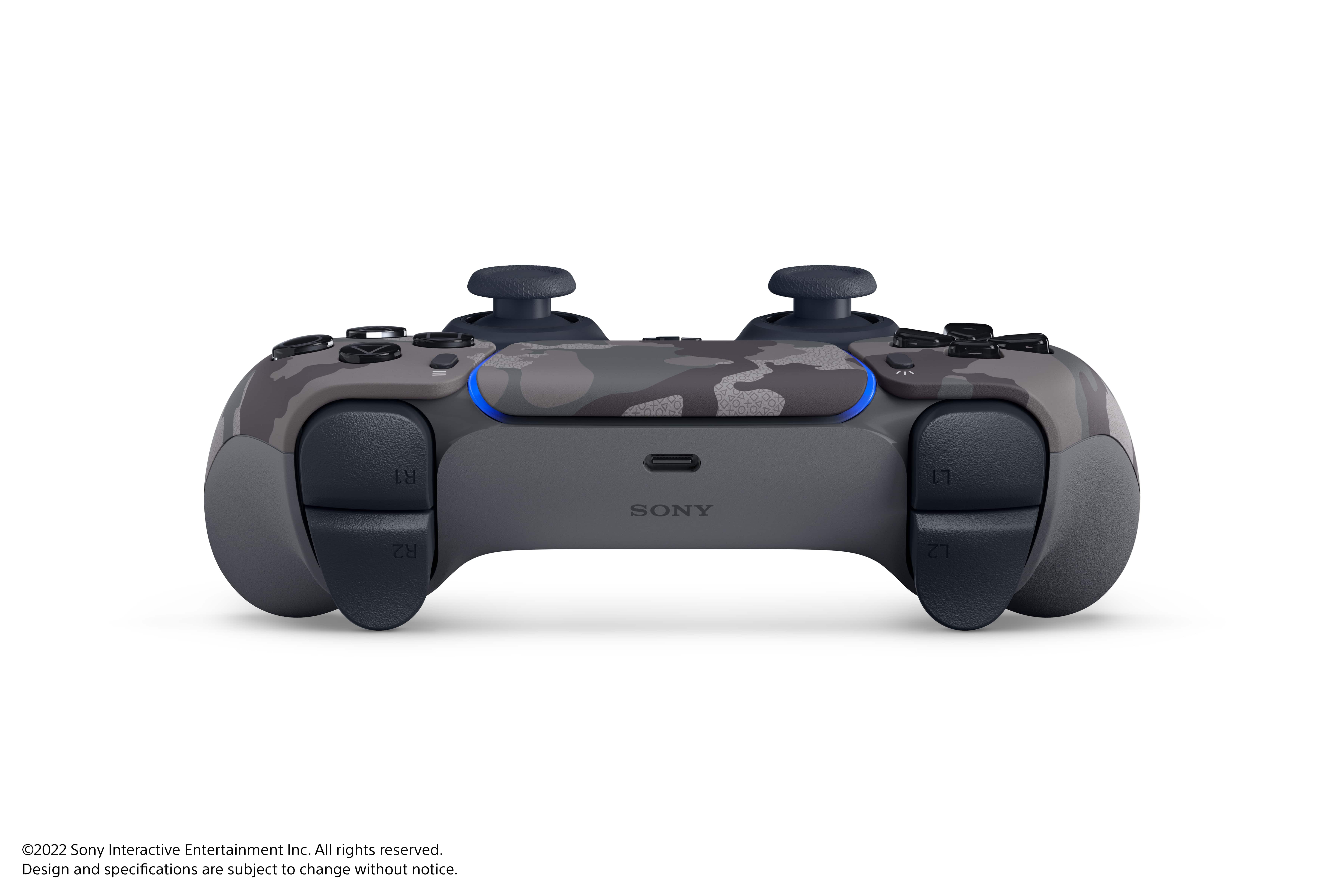 Sony PS5 DualSense Wireless Controller   Grey Camouflage