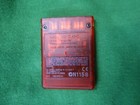 Sony PlayStation 2 Memory Card RED MagicGate 8MB SCPH 10020 Genuine NOT TESTED