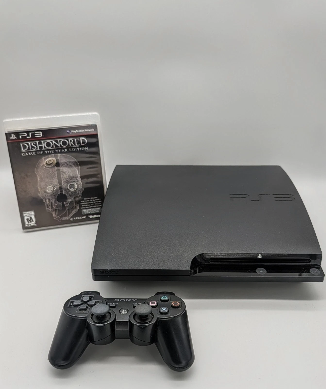 Sony PlayStation 3   Slim 120GB   PS3   Cech 3001a   Bundle   Dishonored Goty