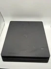 Sony PlayStation 4 Slim 1TB Console   Jet Black With OEM Controller Tested