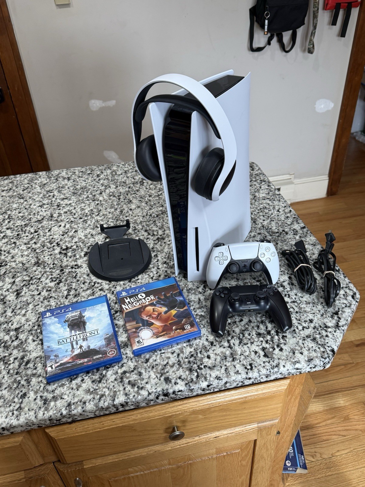 Sony PlayStation 5 PS5 Disc Edition CFI 1115A 825GB Gaming Console Bundle Lot