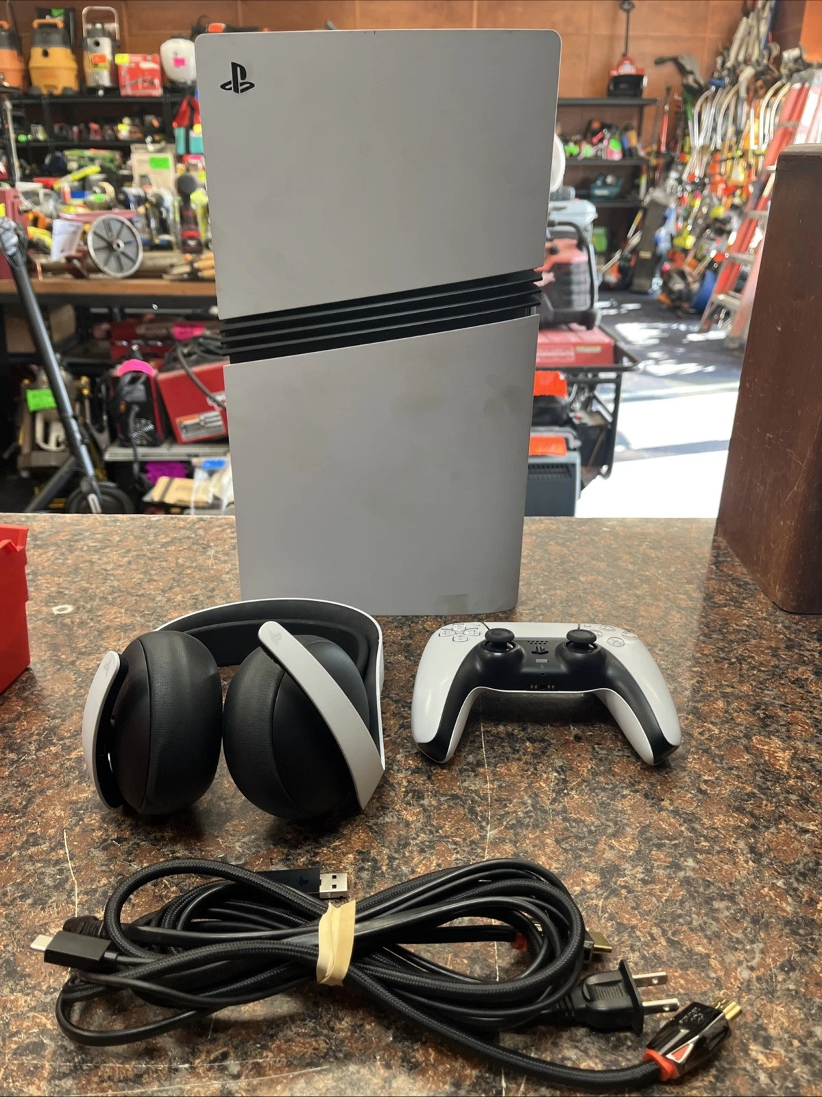 Sony PlayStation 5 Pro Digital PS5 2TB White Console CFI 7019 w/Headset RS