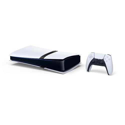 Sony PlayStation 5 Pro 2TB SSD Digital Console with Two Controllers  White and Chroma Pearl DualSense and Dual Controller Charger   Flagship PS5 Pro Console